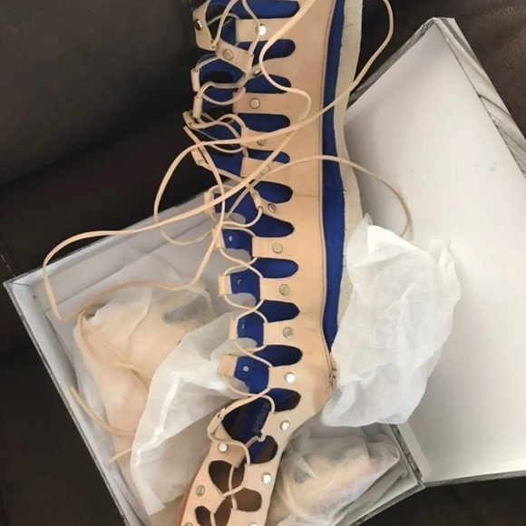 NEW Jeffrey Campbell Olympus Gladiator Sandals - Picture 4 of 7